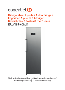 Manual de uso Essentiel B ERLV 185-60hoI1 Refrigerador