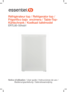 Bedienungsanleitung Essentiel B ERTL 85-55hob1 Kühlschrank