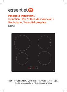 Handleiding Essentiel B ETI 42 Kookplaat