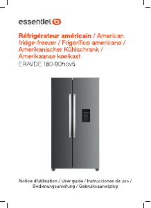 Manual Essentiel B ERAVDE 180-90hov5 Fridge-Freezer