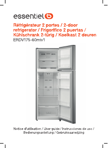 Manual de uso Essentiel B ERDV 175-60miv1 Frigorífico combinado