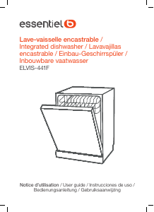 Handleiding Essentiel B ELVIS 441f Vaatwasser