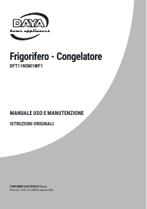 Manuale DAYA DFT11NSM1WF1 Frigorifero-congelatore