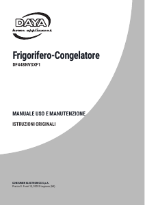 Manuale DAYA DF448NV3XF1 Frigorifero-congelatore
