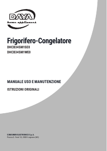 Manuale DAYA DHCB34SM1SE0 Frigorifero-congelatore