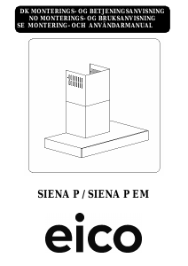 Bruksanvisning Eico Siena P 90 N ECO Köksfläkt
