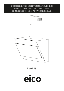 Bruksanvisning Eico E18 60 W ECO Köksfläkt