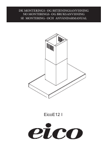 Bruksanvisning Eico E12 I 90 W ECO Köksfläkt