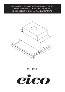 Bruksanvisning Eico E15 60 N ECO Köksfläkt