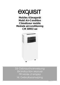 Mode d’emploi Exquisit CM 30953 we Climatiseur