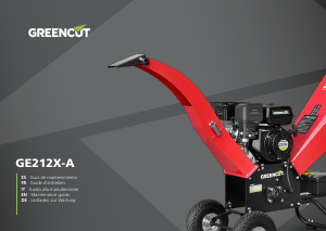 Handleiding Greencut GE212X-A Hakselaar