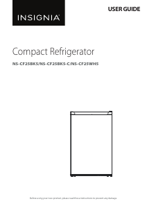 Manual Insignia NS-CF25BK5-C Refrigerator