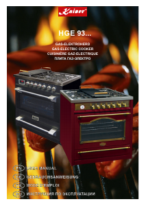 Mode d’emploi Kaiser HGE 93555 Em Cuisinière