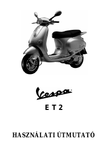 Használati útmutató Vespa ET2 Robogó