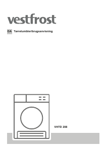 Brugsanvisning Vestfrost VHTD 208 Tørretumbler
