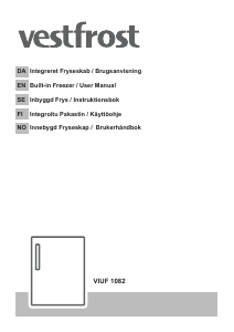 Handleiding Vestfrost VIUF 1082 Vriezer