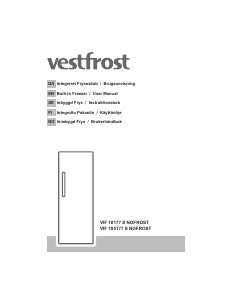 Handleiding Vestfrost VIF 105177 S NoFrost Vriezer