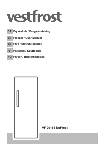 Manual Vestfrost VF 20155 NoFrost Freezer