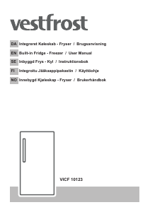 Bruksanvisning Vestfrost VICF 20123 S Kyl-frys