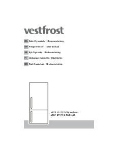 Manual Vestfrost VICF 21177 S NoFrost Fridge-Freezer