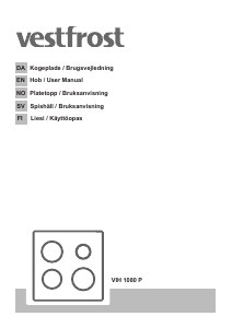 Handleiding Vestfrost VIH 1080 P Kookplaat