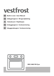 Brugsanvisning Vestfrost VBO 2460 PN Pyro Ovn