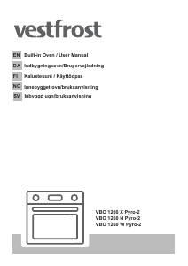 Brugsanvisning Vestfrost VBO 1260 W Pyro-2 Ovn
