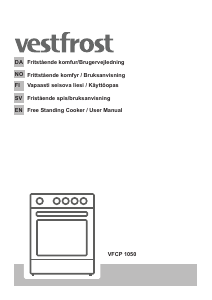 Käyttöohje Vestfrost VFCP 1050 Liesi