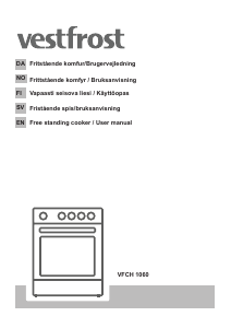 Käyttöohje Vestfrost VFCH 1060 Liesi
