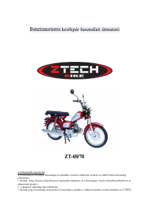 Használati útmutató Ztech ZT-69 Segédmotoros kerékpár