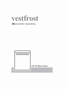 Brugsanvisning Vestfrost VDW 1260 BMAD PureBeam Opvaskemaskine
