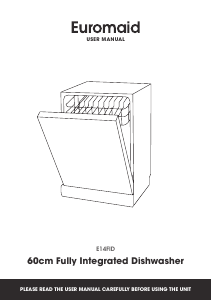 Manual Euromaid E14FID Dishwasher
