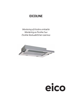 Käyttöohje Eico Eicoline X Liesituuletin
