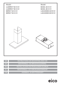 Handleiding Eico Lausanne 60 W CV Afzuigkap