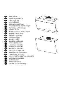 Manuale Faber True Double Black F80 Cappa da cucina