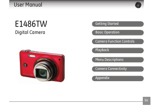 Manual GE E1486TW Digital Camera