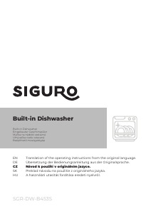 Bedienungsanleitung Siguro DW-B453S Geschirrspüler