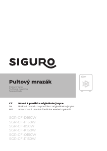 Manuál Siguro CF-K15W Mraznička