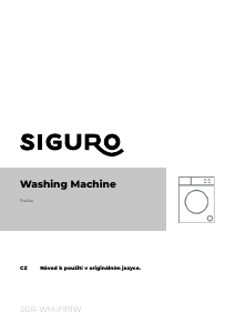 Manuál Siguro WM-F911W Pračka
