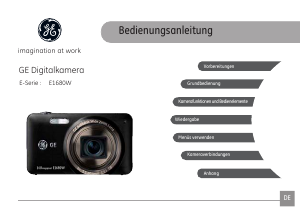 Bedienungsanleitung GE E1680W Digitalkamera