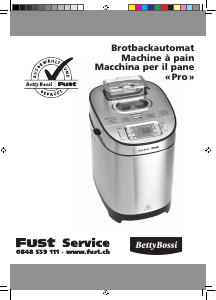 Bedienungsanleitung Betty Bossi Pro Brotbackautomat