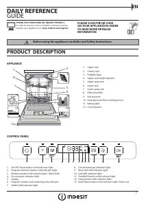 Manual Indesit I0FD641AX Máquina de lavar louça
