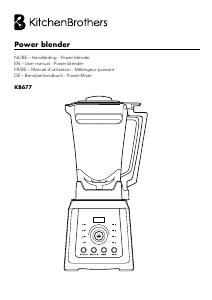 Mode d’emploi KitchenBrothers KB677 Blender