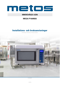 Handleiding Metos MEGA P100M25 Magnetron