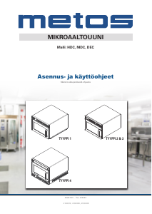 Käyttöohje Metos DEC14E2 Mikroaaltouuni