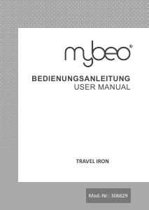 Bedienungsanleitung MyBeo 306629 Travel Bügeleisen