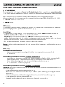 Bedienungsanleitung Niko 350-20150 Bewegungsmelder