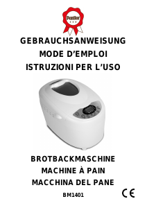 Bedienungsanleitung Panflor BM1401 Brotbackautomat