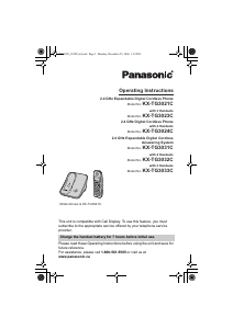 Manual Panasonic KX-TG3021C Wireless Phone