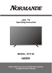 מדריך Normande NTV-60 טלוויזיית LED